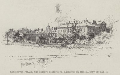 Kensington Palace, the Queen