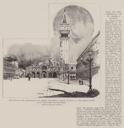 The Fall of the Campanile of St Mark
