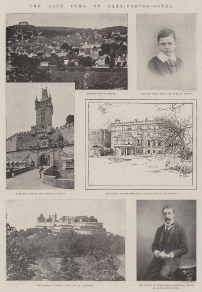 The Late Duke of Saxe-Coburg-Gotha by Joseph Holland Tringham