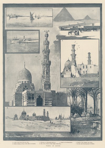 Views in Egypt by Joseph Holland Tringham