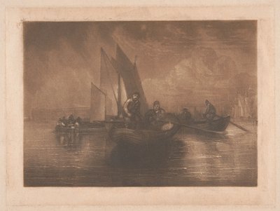 Flounder Fishing, Battersea by Joseph Mallord William Turner