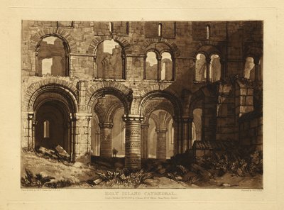 Holy Island Cathedral by Joseph Mallord William Turner