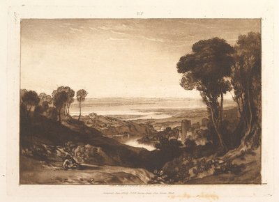 Junction of Severn and Wye, Part VI, Plate 28 from "Liber Studiorum" by Joseph Mallord William Turner