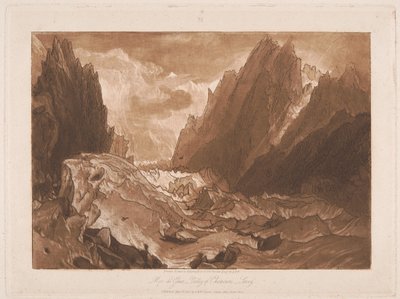 Mer de Glace, Valley of Chamonix, Savoy by Joseph Mallord William Turner