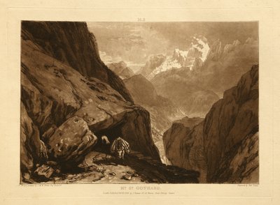 Mt. St. Gothard by Joseph Mallord William Turner