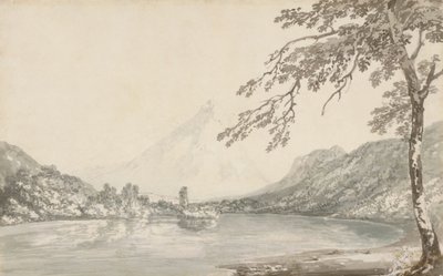 On the Aar between Unterseen and Lake of Brienz by Joseph Mallord William Turner
