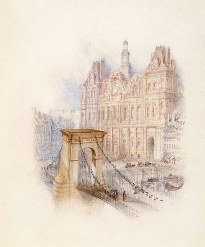 Paris: City Hall by Joseph Mallord William Turner