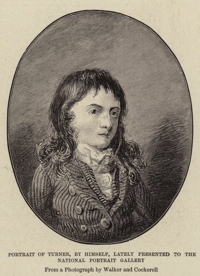 Portrait of Turner, by Himself, Lately Presented to the National Portrait Gallery by Joseph Mallord William Turner