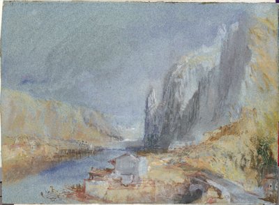 Rocher Bayard, Dinant, c.1839 by Joseph Mallord William Turner