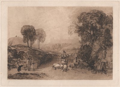 Sheep-Washing, Windsor by Joseph Mallord William Turner