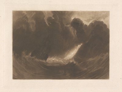 Ship in a Storm by Joseph Mallord William Turner