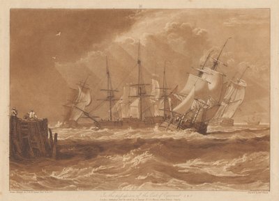 Ships in a Breeze by Joseph Mallord William Turner
