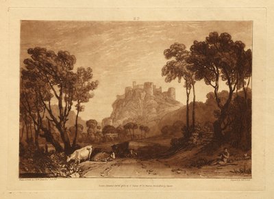 The Castle above the Meadows by Joseph Mallord William Turner
