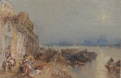 Tours, Looking Backwards by Joseph Mallord William Turner