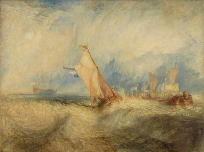 Van Tromp, Going About to Please His Masters, Ships at Sea, Getting a Good Wetting by Joseph Mallord William Turner