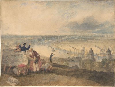 View of London from Greenwich by Joseph Mallord William Turner