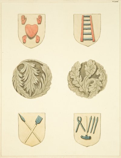 Groin Stones (Bosses) in Ceiling of Redcliffe Church by Joseph Manning