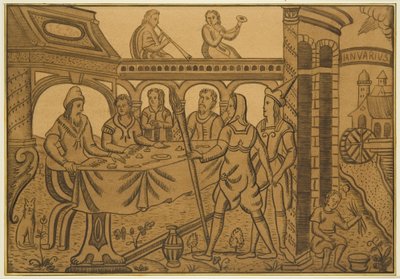 Panel from an Old Oak Chest in the Orphan Asylum, Hook