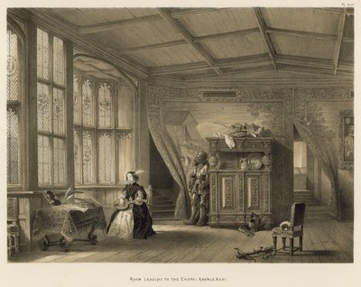 Room Leading to the Chapel, Knowle, Kent by Joseph Nash