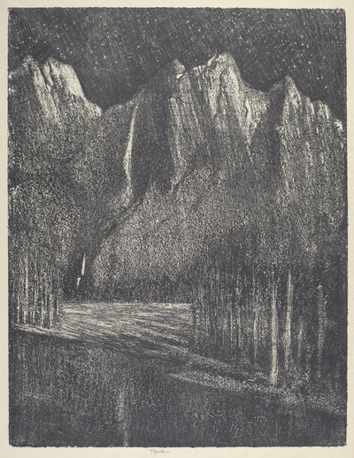 Night in the Yosemite by Joseph Pennell