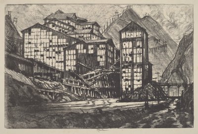 Old Million Eyes by Joseph Pennell