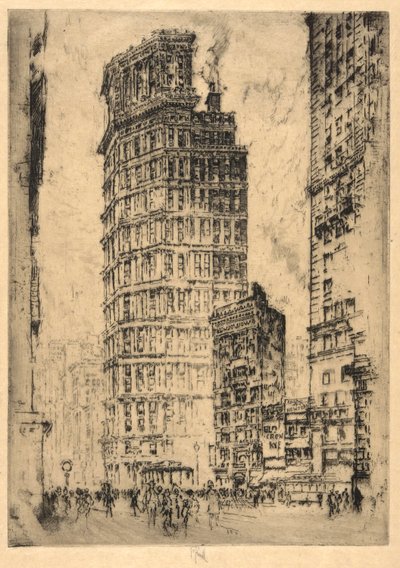 St. Paul Building by Joseph Pennell