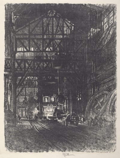 The Armour Plate Press by Joseph Pennell