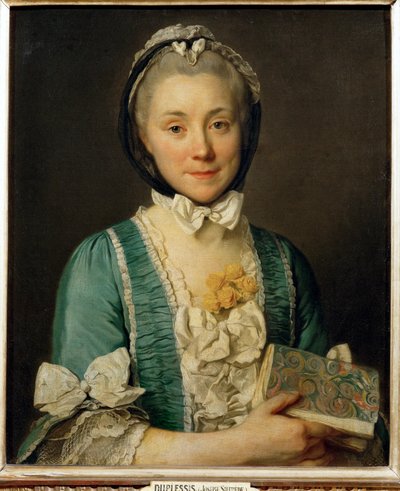 Madame Lenoir, mother of Alexandre Lenoir, founder of the Musée des monuments français by Joseph Siffred Duplessis
