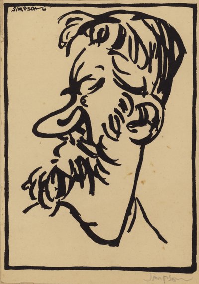 George Bernard Shaw by Joseph Simpson