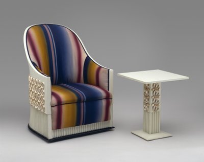 Gondola Chair, Wiener Werkstatte, c.1923 by Joseph Urban