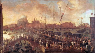 Procession on the Day of the Feast of the Redeemer by Joseph the younger Heintz
