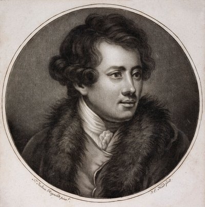Francesco Bartolozzi, Italian artist and printmaker, one of the founders of the British Royal Academy by Joshua (after) Reynolds