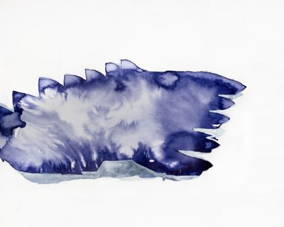Deep Blue Abstraction by Joshua Hoskins