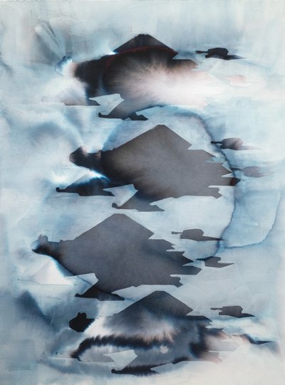 Fluid Blue Peaks by Joshua Hoskins