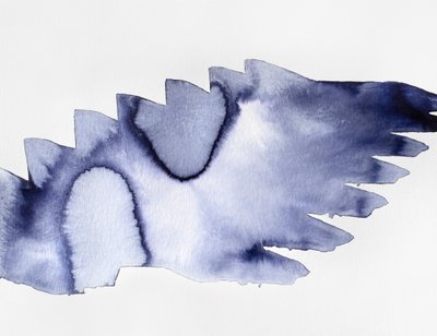 Fluid Indigo Watercolor by Joshua Hoskins