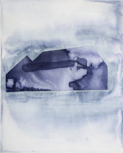 Indigo Mountain Landscape by Joshua Hoskins