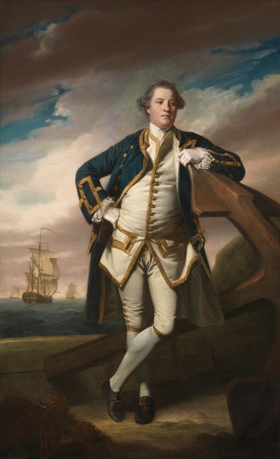 Captain Philemon Pownall by Joshua Reynolds