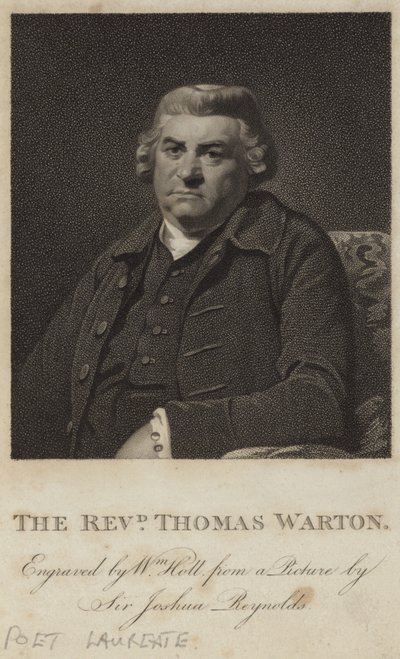 Portrait of Thomas Warton by Joshua Reynolds