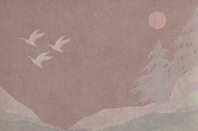 Birds Over Forest Moon by Josie George