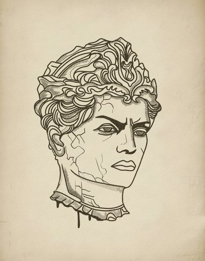 Fierce Ancient Bust by Josie George