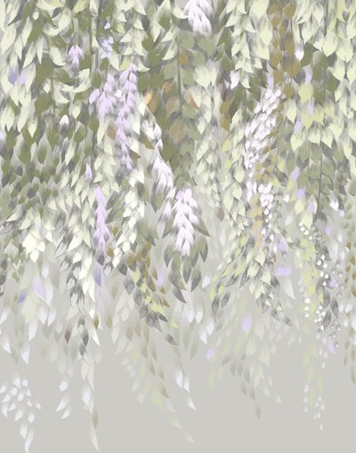 Pastel Wisteria Blossoms by Josie George