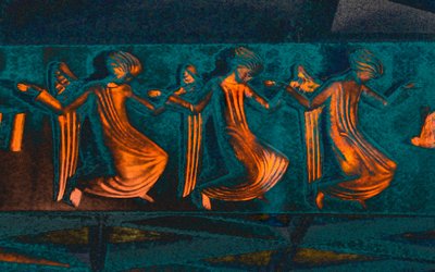 Attending the Annunciation, from the series Annunciation by Joy Lions