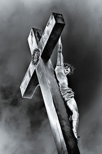 Crucifixion at the Pope