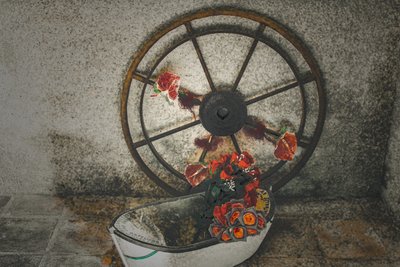 Flowers for the Mariners, from the series Chapelle du Canal by Joy Lions
