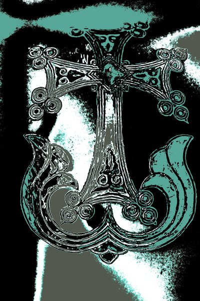 Ornamental Cross, from the series Church of the Holy Sepulchre by Joy Lions