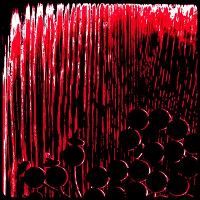 Red Prayer Beads, from the series Misbaha by Joy Lions