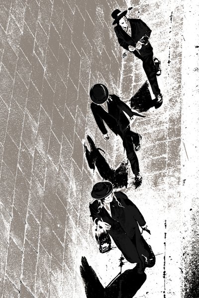Towards Jaffa Gate, from the series Tuesday at the Wailing Wall by Joy Lions