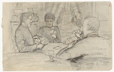 Card Players by Jozef Israëls