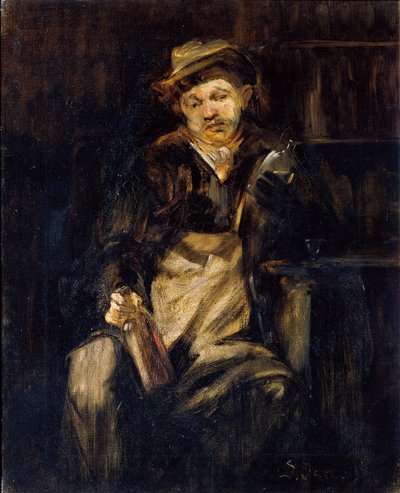 The Drinker by Jozef Israëls
