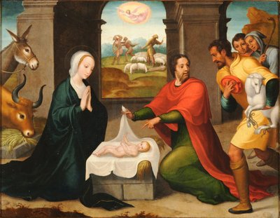 Adoration of the Shepherds by Juan Correa de Vivar